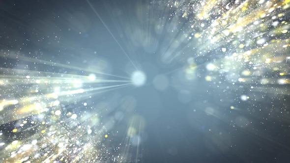 Light Silver Particles Background 4K