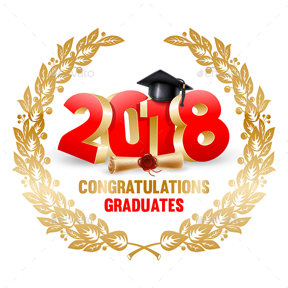 Congratulations Graduates - Miscellaneous Vectors