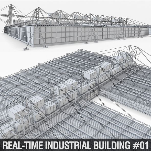Industrial Building 01 - 3Docean 21941092