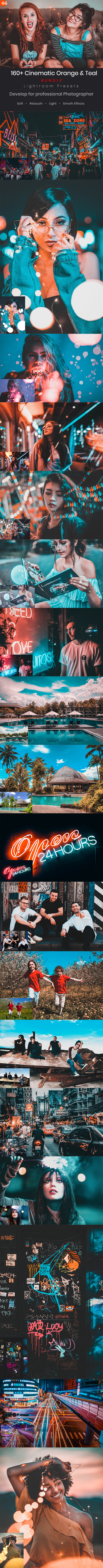 160 +Cinematic Orange & Teal Look Lightroom Preset - Cinematic Lightroom Presets