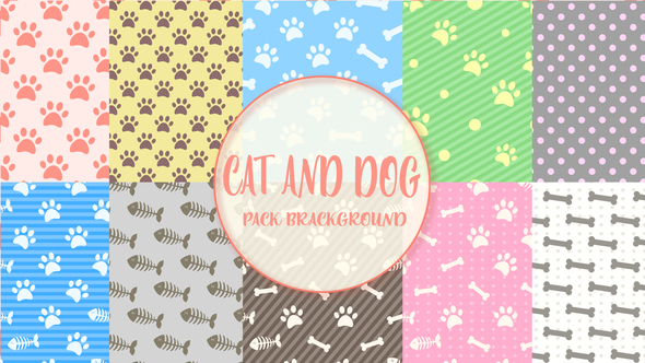 Pattern Cat And Dog