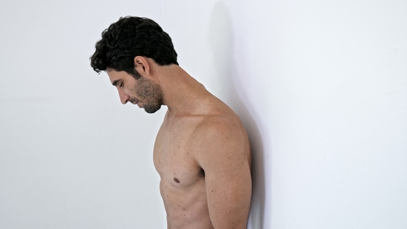 Shirtless Guy Posing alt