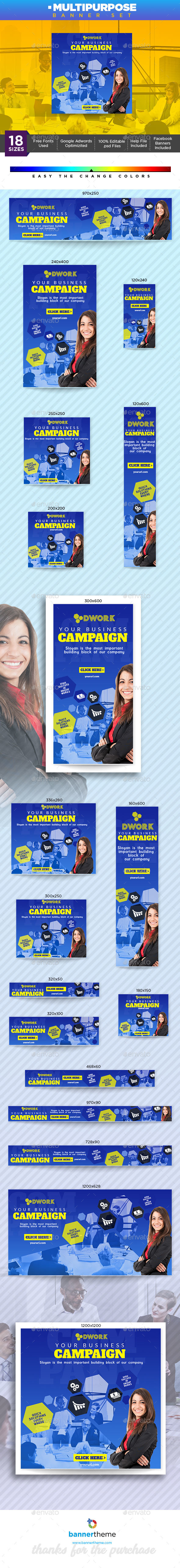 Multipurpose Banner - Banners & Ads Web Elements