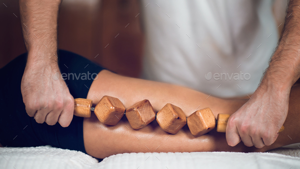 Anti Cellulite Madero Therapy Massage - Stock Photo - Images