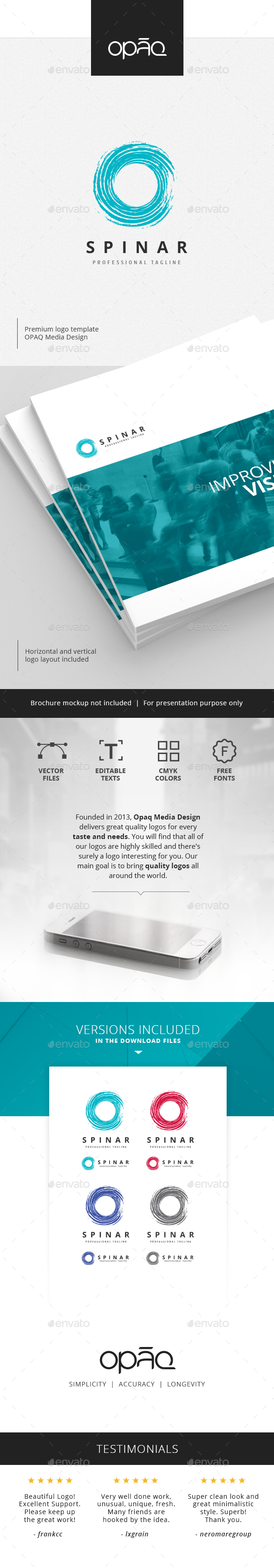 Spinning Wave Logo - Abstract Logo Templates
