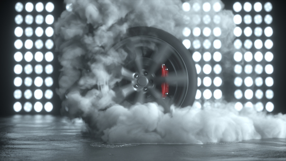 Burnout Tire Logo - VideoHive 21944980