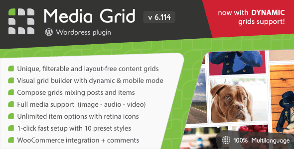 Media Grid - Wordpress Responsive Portfolio - CodeCanyon Item for Sale