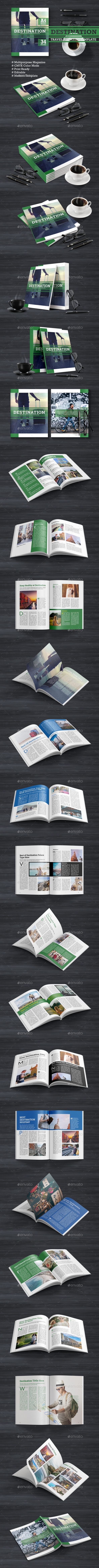 Destination - Travel Magazine - Magazines Print Templates
