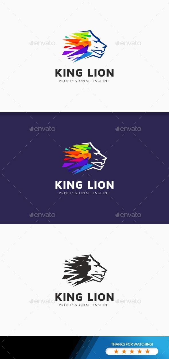 Lion King Logo - Animals Logo Templates
