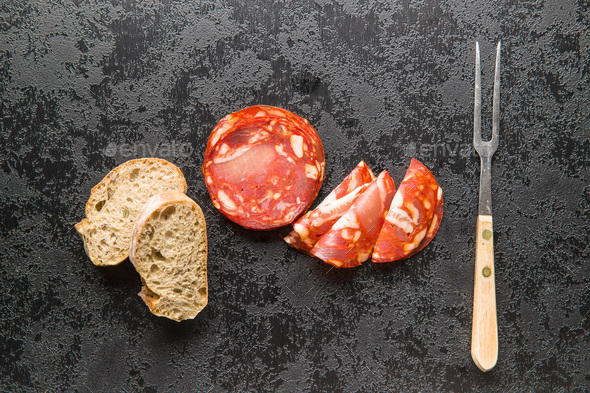 Sliced chorizo salami sausage. Stock Photo by jirkaejc | PhotoDune