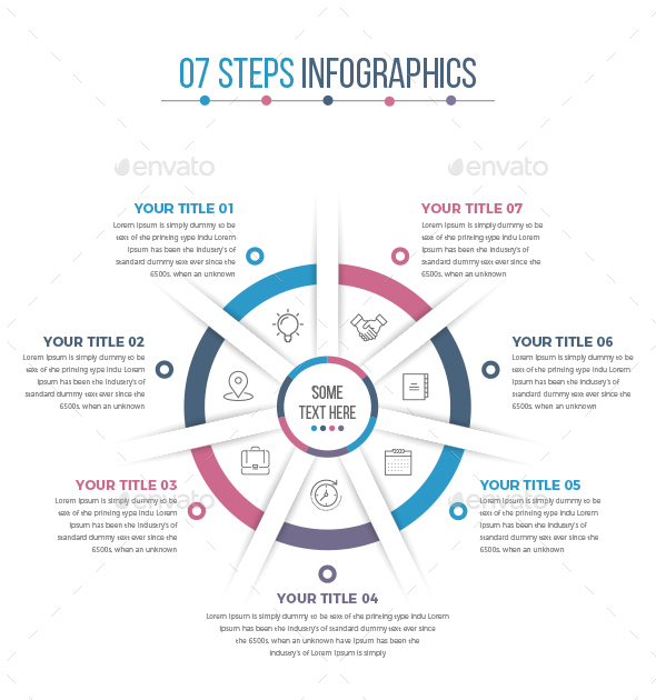 Business Circle Infographics (07 Steps) - Infographics