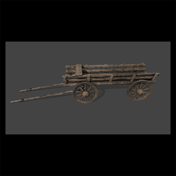 Wooden_Cart - 3Docean 21948118
