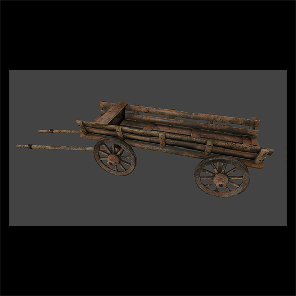 Wooden_Cart - 3Docean 21948130