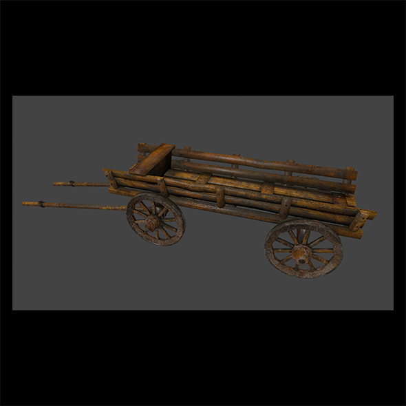 Wooden_Cart - 3Docean 21948135