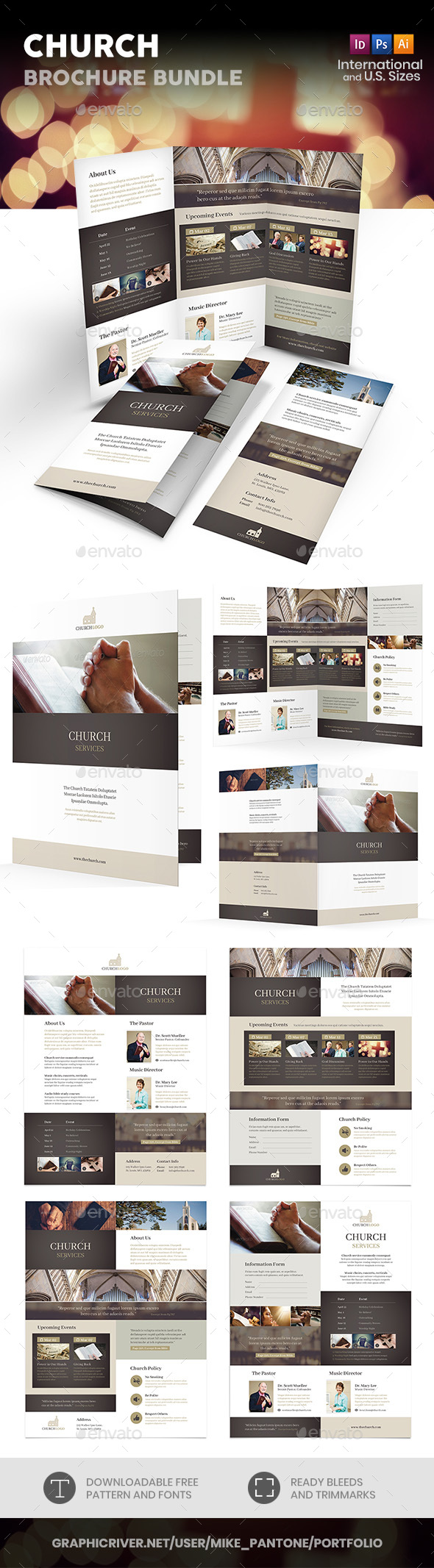 Church Print Bundle 4 - Informational Brochures