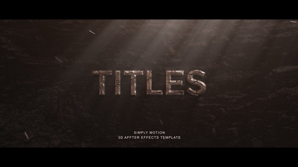 3D Trailer Titles - VideoHive 21948684