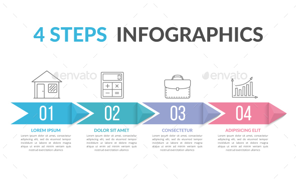 Infographics with Arrows - Infographics