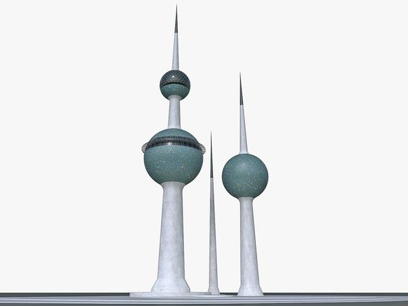 Kuwait Towers - 3Docean 21949241