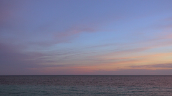 Calm Tropical Water and Majestic Sunset alt