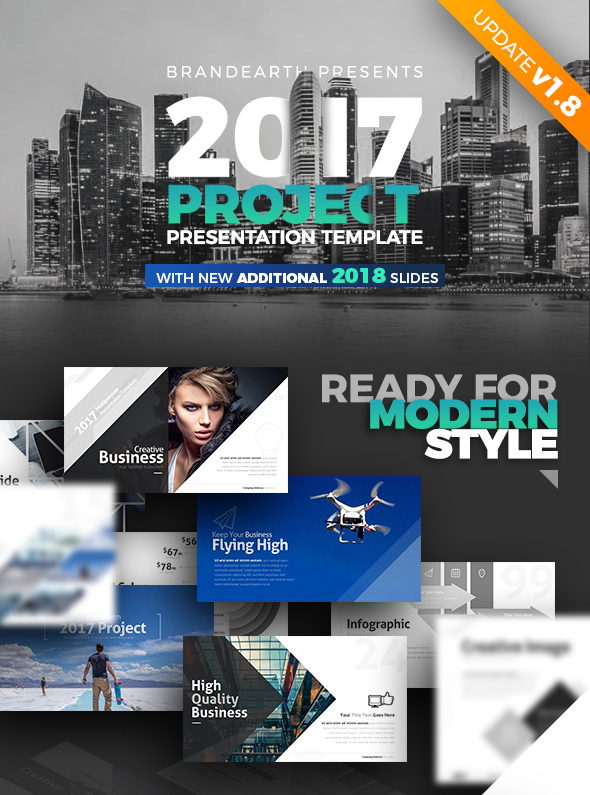 2017 Project Presentation Template - Business PowerPoint Templates
