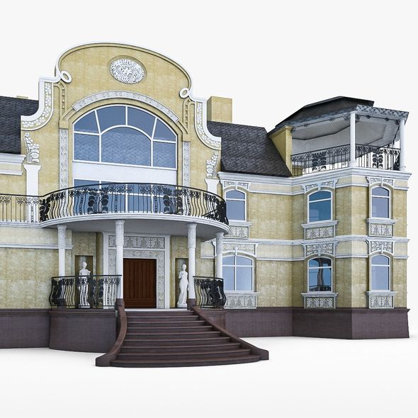 Luxury Mansion - 3Docean 21950582