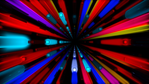 Neon Bars Tunnel