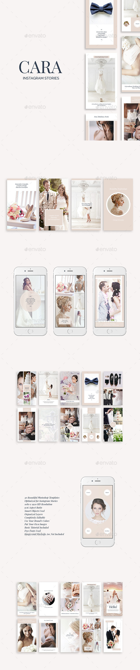 Cara Instagram Stories - Social Media Web Elements