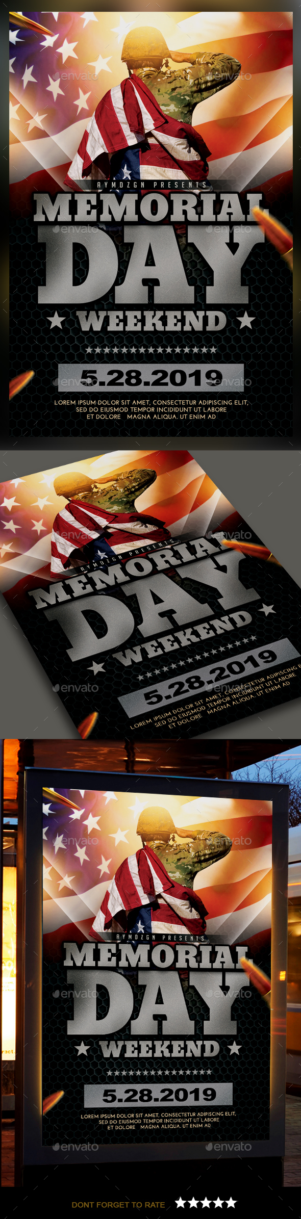 Memorial Day Flyer - Events Flyers