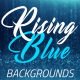 Rising Blue Particles Background - VideoHive Item for Sale