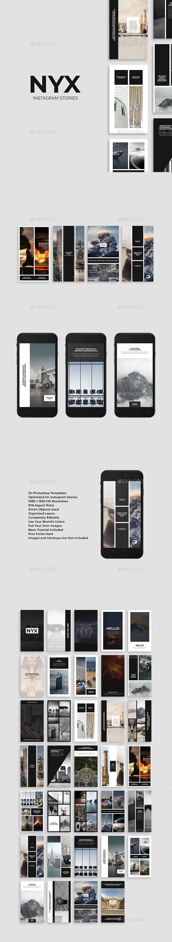 Nyx Instagram Stories - Social Media Web Elements