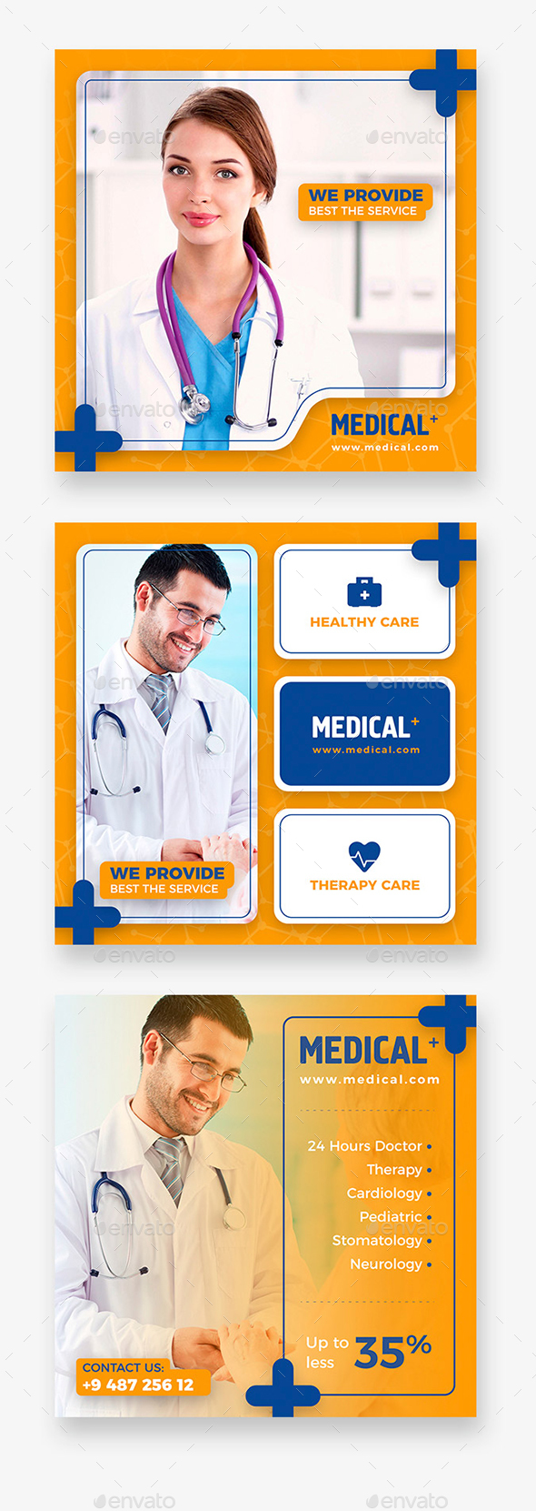 Medical Instagram Banner - Social Media Web Elements