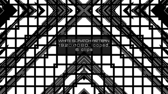 White Scratch Pattern VJ Pack alt