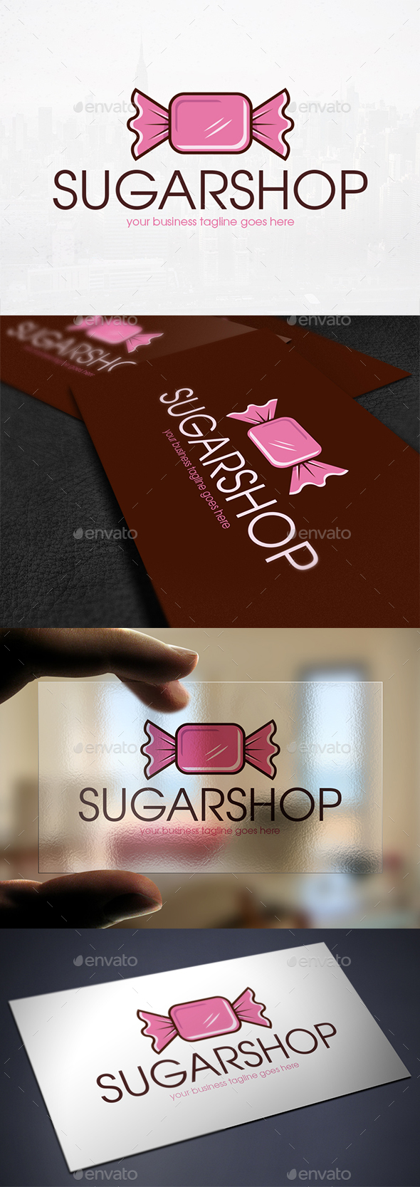Sweet Candy Logo Template - Food Logo Templates
