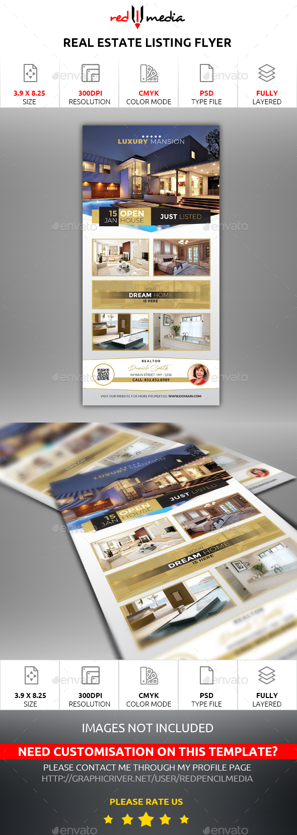 Real Estate Listing Flyer - Commerce Flyers