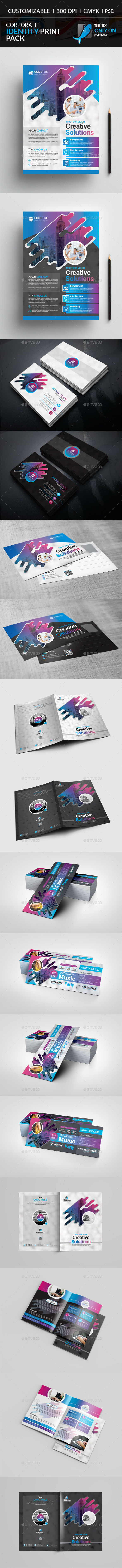 Corporate Identity Pack Print Pack - Brochures Print Templates
