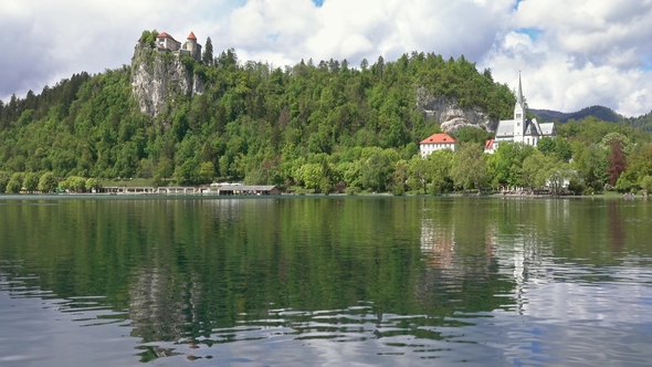 Bled Lake (Blejsko Jezero) Landscape in Slovenia alt