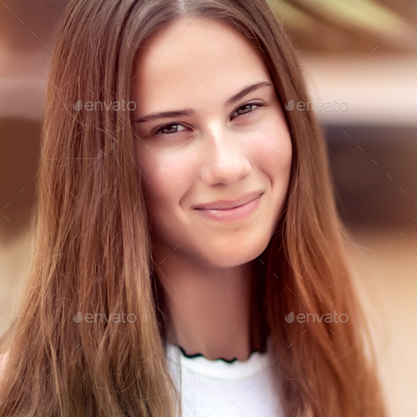 Authentic girls portrait - Stock Photo - Images
