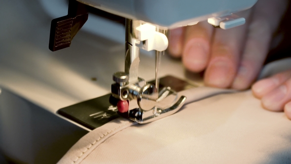 Working with Sewing Machine