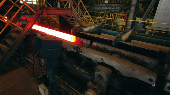 Metallurgical Plant. The Production Process in the Rolling Mill alt