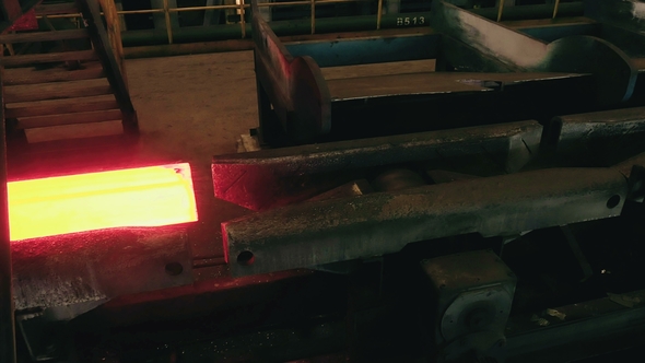 Metallurgical Plant. The Production Process in the Rolling Mill alt