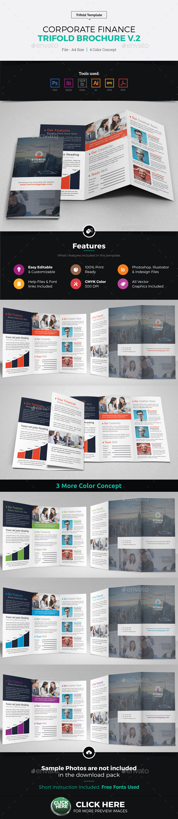 Corporate Finance Trifold Brochure v2 - Corporate Brochures