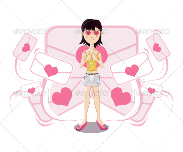 Fall in love - People Characters