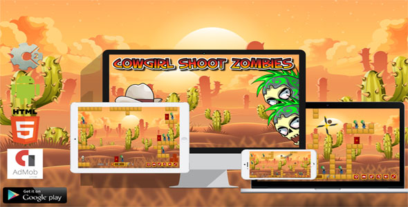 Cowgirl Shoot Zombies - CodeCanyon 21330140