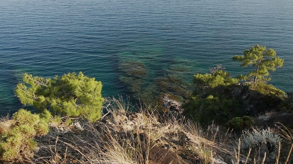 Picturesque Mediterranean Seascape in Turkey