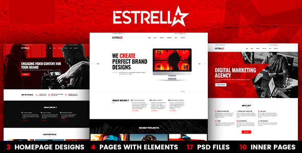 Estrella 3-in-1 PSD - ThemeForest 21882008