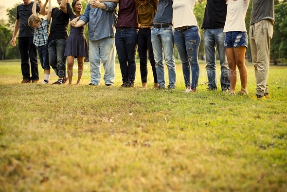 Group of people holding handssupport team unity Stock Photo by Rawpixel