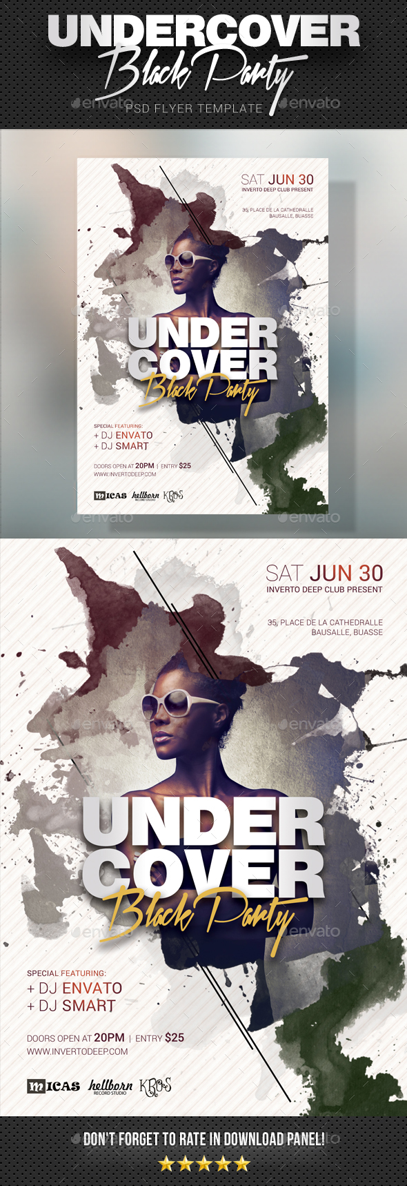 Undercover Party Flyer - Clubs & Parties Events