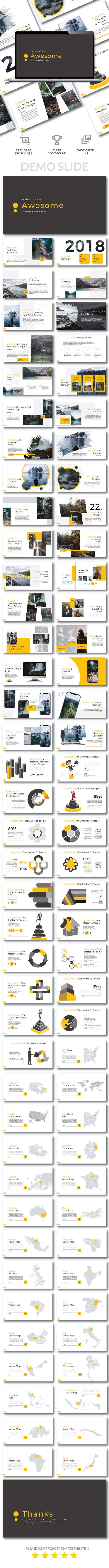 Awesome - Keynote Template - Keynote Templates Presentation Templates