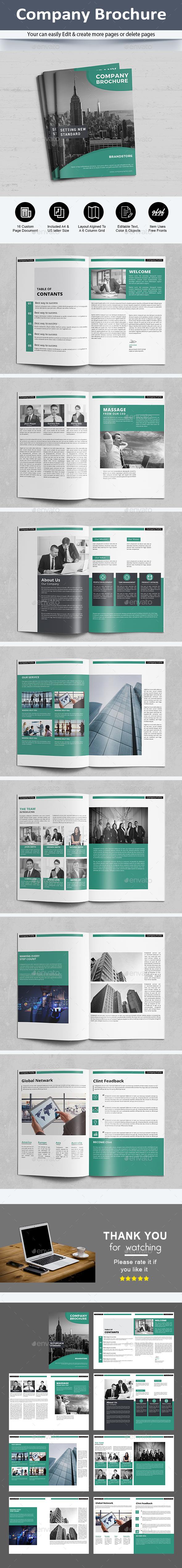 Company Profile - Brochures Print Templates
