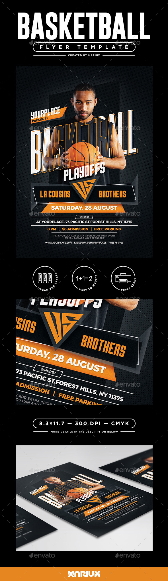 Basketball Game Flyer/Poster - Sports Events